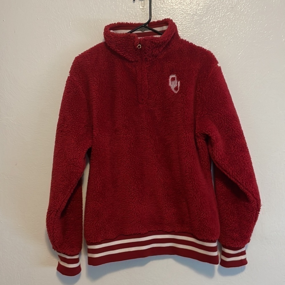 University of Oklahoma Zoozatz Quarter Zip Pullover Size Small - Picture 5 of 5